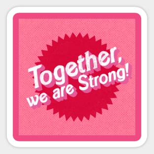 Solidarity Barbie Sticker